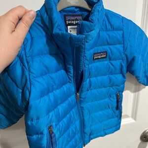 Patagonia Baby Down Puffer Jacket in Vessel Blue 12 months